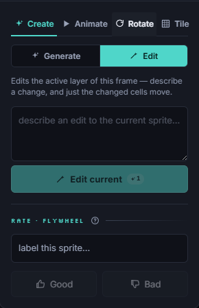 Conversational AI editing that changes only the cells you ask about.